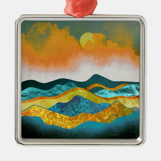 雨嵐 メタルオーナメント (正面)