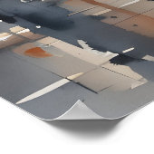 雨市水彩画 ポスター (角)