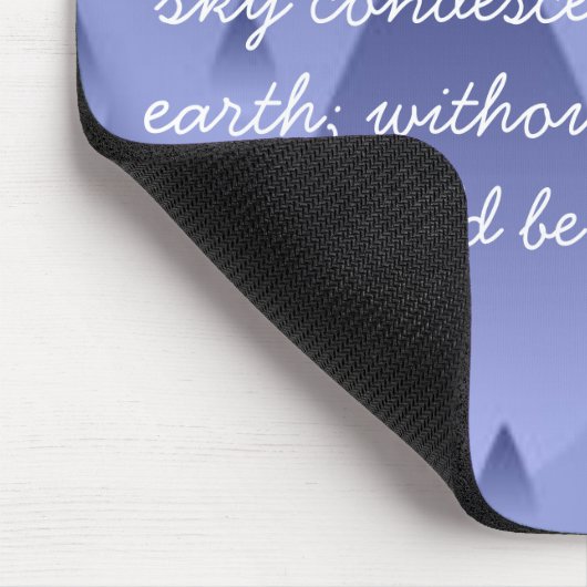 雨引用文のマウスパッドの青い雨低下 マウスパッド (コーナー)