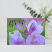 雨後のハナミズキの結婚・婚約の返信 出欠カード (スタンド正面)