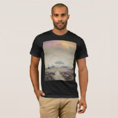 雨後の水彩風景画 Tシャツ (正面フル)