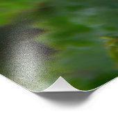 雨後の繊細なピンクの花 フォトプリント            (角)