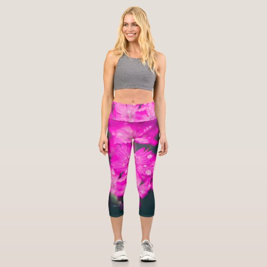 雨後の野生のカーネーション カプリレギンス (正面)