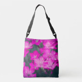 雨後の野生のカーネーション クロスボディバッグ (裏面)