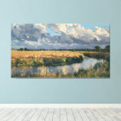 雨後セレニティ キャンバスプリント (インサイチュ (ウッドフロア))