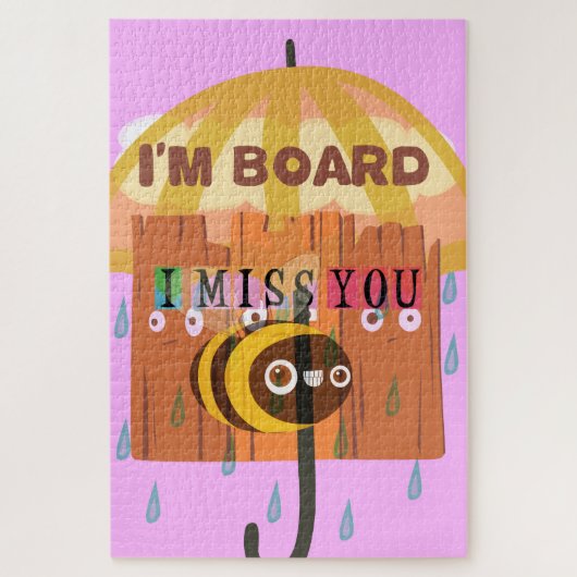 雨恋しく思の中で退屈だ ジグソーパズル (縦)