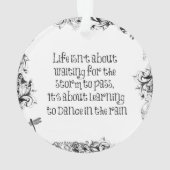 雨感動的学引用文で踊ろう オーナメント (裏面)