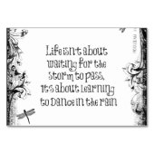 雨感動的学引用文で踊ろう テーブルナンバー (正面)