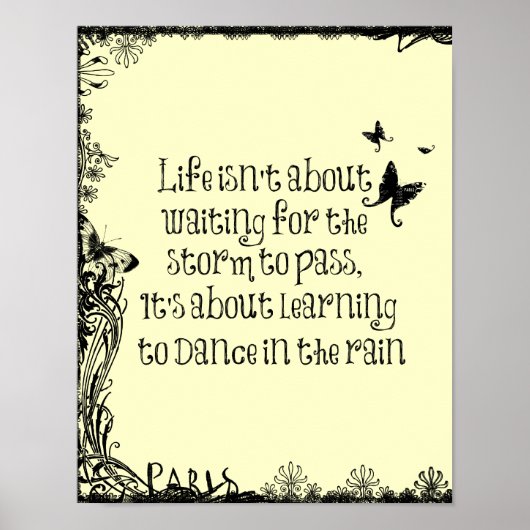 雨感動的学引用文で踊ろう ポスター (正面)