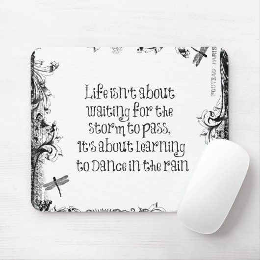 雨感動的学引用文で踊ろう マウスパッド (マウス)