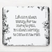 雨感動的学引用文で踊ろう マウスパッド (正面)