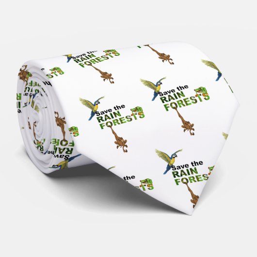 雨救の森 ネクタイ (ロール)