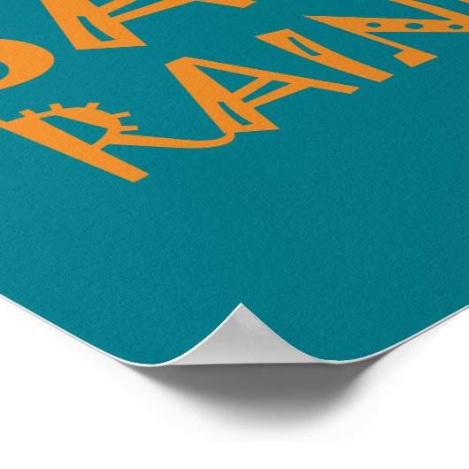 雨救山蛙 ポスター (角)