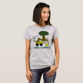 雨救林の植木地球の日のエコTシャツ Tシャツ (正面フル)