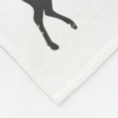 雨救林保護野生動物Gr フリースブランケット (角)