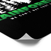 雨救林環境保護区 ポスター (角)