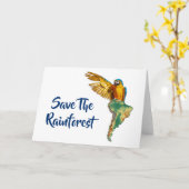 雨救林 カード (黄色い花)