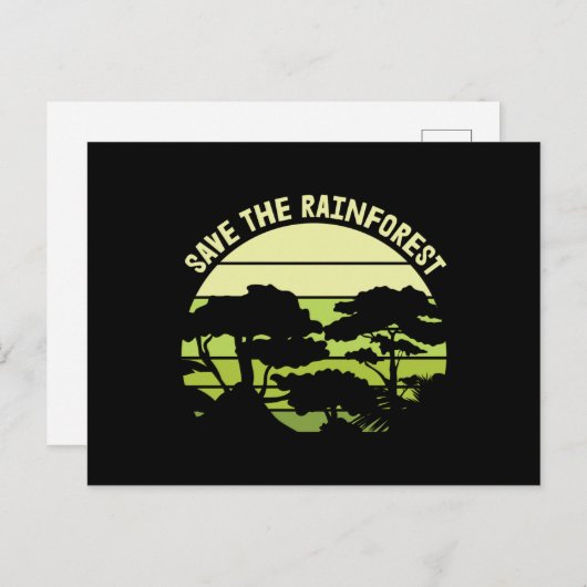 雨救林 ポストカード (正面/裏面)