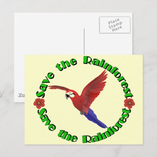 雨救林 ポストカード (正面/裏面)