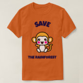 雨救林 Tシャツ (デザイン正面)