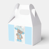 雨明けテディベア フェイバーボックス (正面サイド)