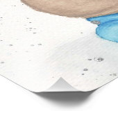 雨明けテディベア フォトプリント            (角)