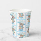 雨明けテディベア 紙コップ (裏面)