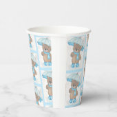 雨明けテディベア 紙コップ (右)