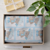 雨明けテディベア 薄葉紙 (ギフト)