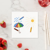 雨来か輝か スタンダードカクテルナプキン (インサイチュ)