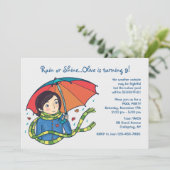 雨来またはシャイン招待状 招待状 (スタンド正面)