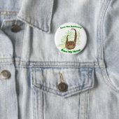 雨林の怠惰を救って下さい 缶バッジ (インサイチュ)