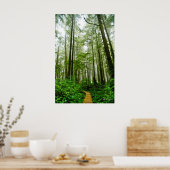 雨林の果てしないトレイル、木々と物語 ポスター (キッチン)