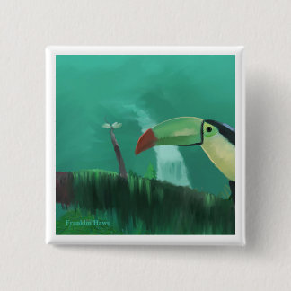 雨林のToucan 缶バッジ