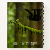 雨林テニスナマケモノ ノートブック (裏面)