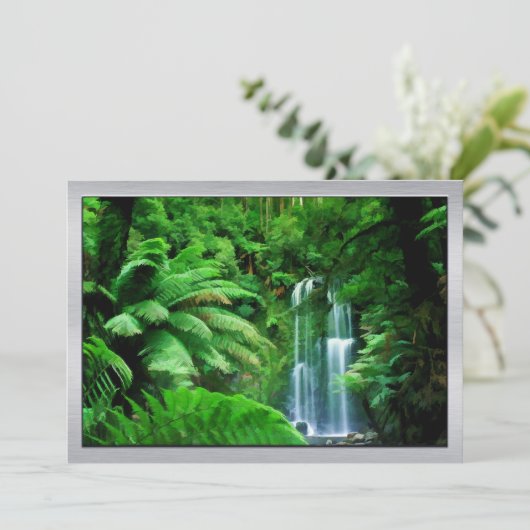 雨林及び滝 招待状 (スタンド正面)