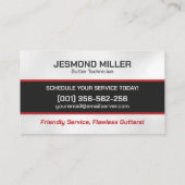 雨樋クリーニング修理設置サービス 名刺 (裏面)