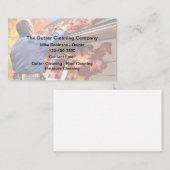 雨樋清掃用屋根清掃業者 名刺 (正面/裏面)