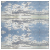 雨模様の後の雲 ファブリック (クローズアップ)