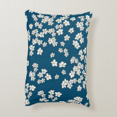 雨模様の飾りデイジー アクセントクッション (裏面(縦))