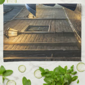 雨歩く キッチンタオル (折り畳み)