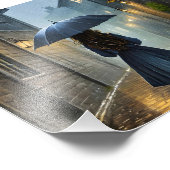 雨歩く フォトプリント            (角)