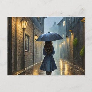 雨歩く ポストカード