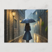 雨歩く ポストカード (正面)