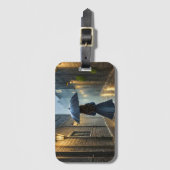 雨歩く ラゲッジタグ (正面縦)