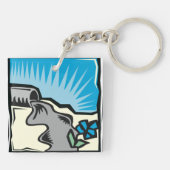 雨水管キーチェーン キーホルダー (裏面)