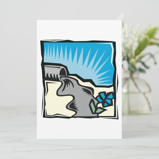 雨水管招待状 招待状 (スタンド正面)