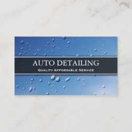雨水飛沫の写真 – 名刺
