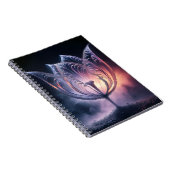 雨滴が光るチューリップ ノートブック (右側)