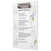 雨滴が詩を作っている クリップボード (左)